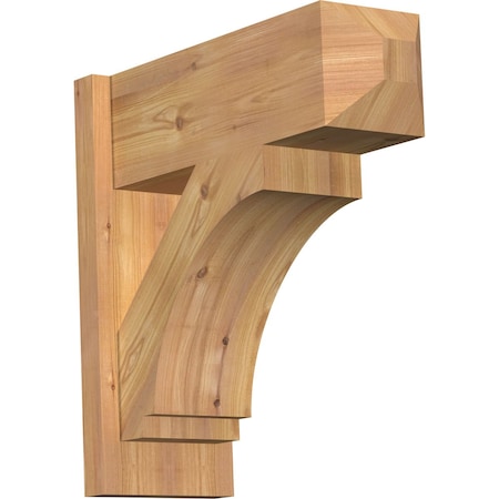 Ekena Millwork Imperial Smooth Craftsman Outlooker, Western Red Cedar, 7 1/2"W x 20"D x 20"H OUT08X20X20IMP04SWR